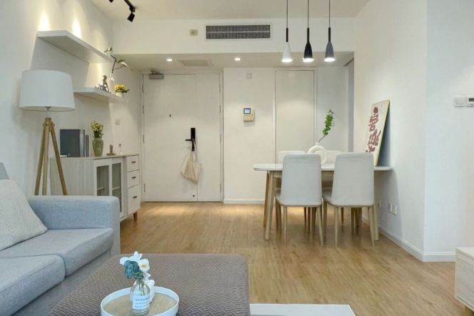 Top Compound+Jing AnTemple+ Modern&Spacious&Bright 1Bdr 1Bath Apt+Free Club