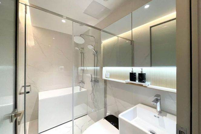 Brilliant one bedroom serviced apt+Floor Heating+oven Nr L7/13/14 Jing'an