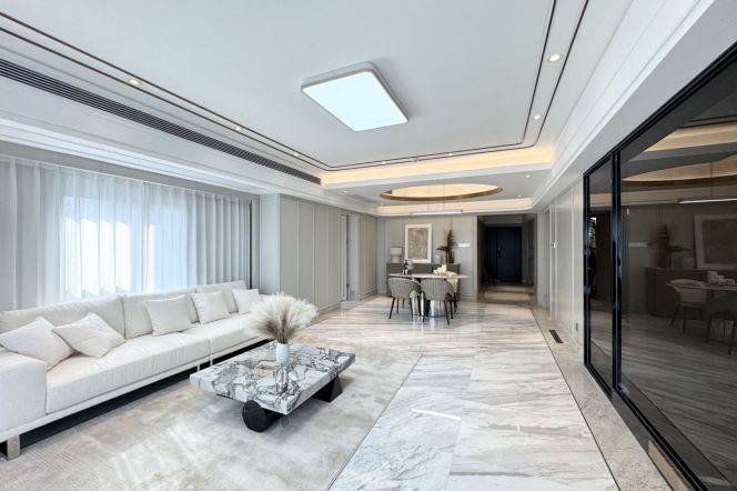 Morden 4brs with floor heating and balcony near Huang pu river