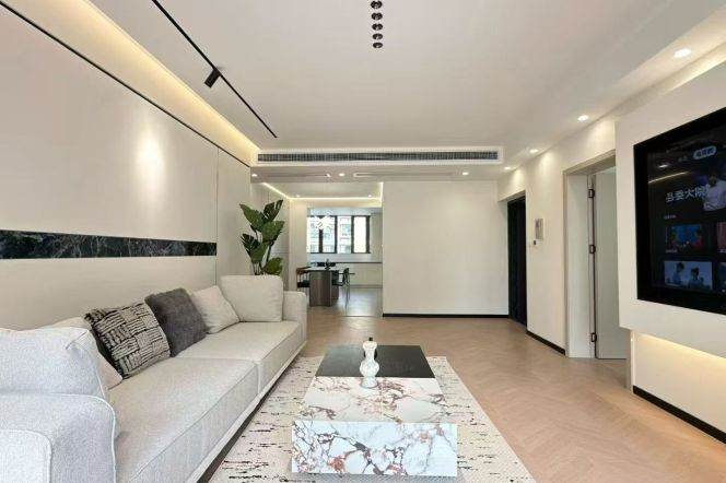 Morden 2brs with floor heating and balcony near Huang pu river