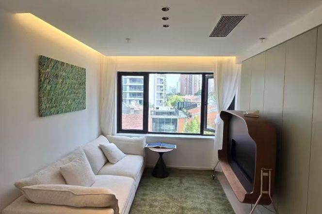 Charming one bedroom Apt+Heating+oven+dishwasher@West Nanjing Rd