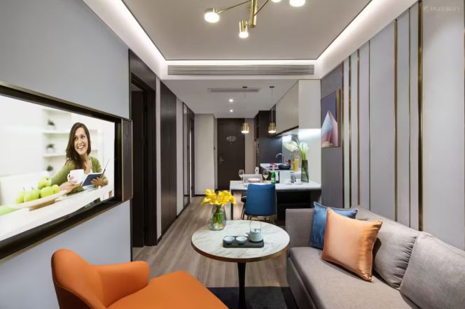 Elevator 1BR-Service Apartments-Short Rent-Metro Line 6 Beiyangjing road