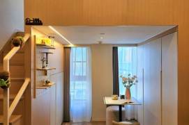 1br Loft service apt Near Hongmei Rd Station (Line 12)