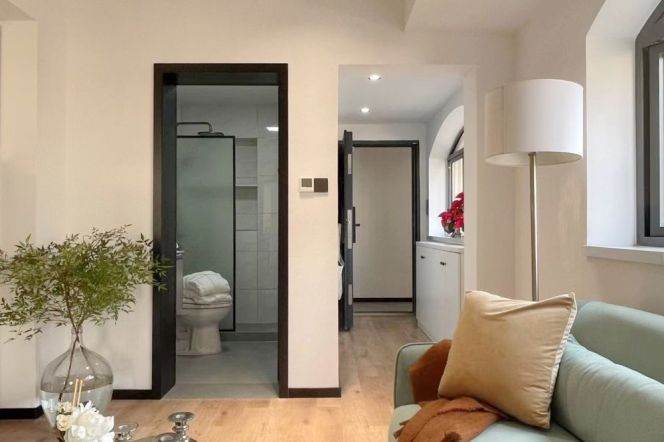 ModernReally Bright&Spacious Elevator 1Bdr 1Bath+Nice View+Jing'an Temple+Large Closet