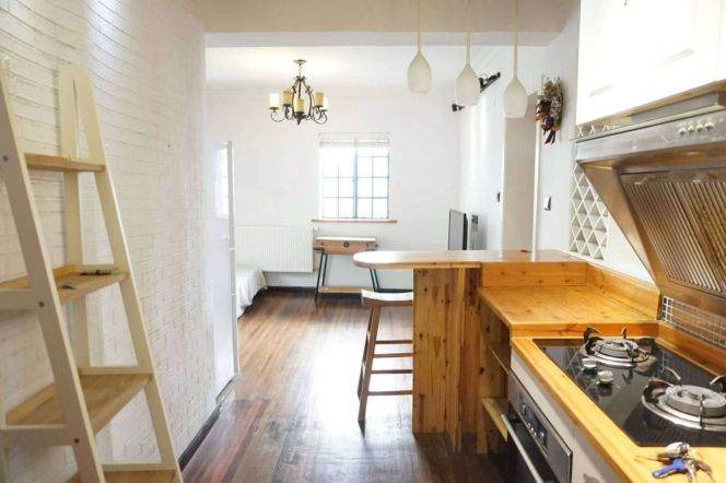 Nice Bright 1BR APT Wall heating Shanghai Library 8.2k