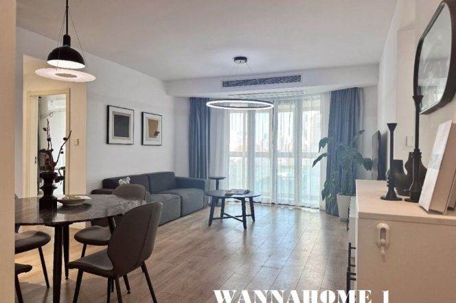 Modern&Spacious&Bright 3Bdrs 1Bath Apt+Zhongshan Park+Nice Compound+Su Zhou Creek
