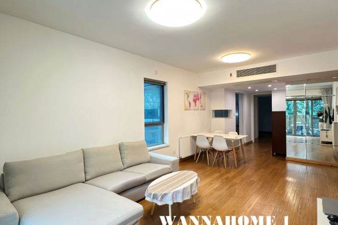 Top Compound+Jing AnTemple+ Modern&Spacious&Bright 2Bdrs 2Baths Apt+Free Club+Terrace