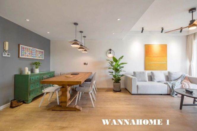 Open Balcony+Top Building+Really Bright&Spacious 3Bdrs 2Baths Apt+Jing An Temple+Wu Kang Rd