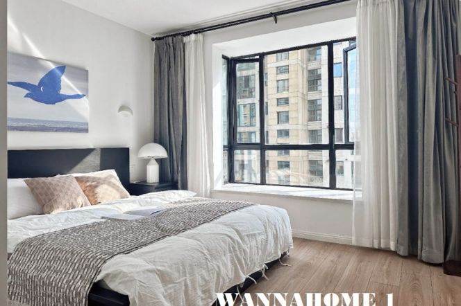 Modern&Spacious&Bright 3Bdrs 1Bath Apt+Zhongshan Park+Nice Compound+Su Zhou Creek