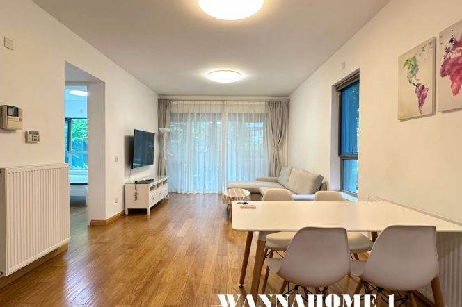 Top Compound+Jing AnTemple+ Modern&Spacious&Bright 2Bdrs 2Baths Apt+Free Club+Terrace