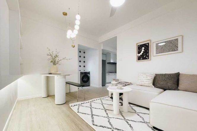 Pudong area/modern 2br 2lr/cozy&quiet/bright room,Xiepu rd@L14/6