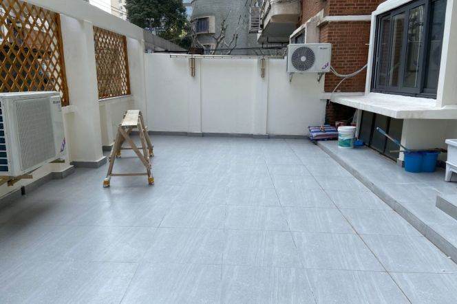 big terrace,2Br,2baths,west nanjing Rd.historic building