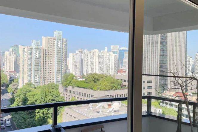 Modern&Spacious&Bright 1+1Bdrs 1Bath Apt+L14 Wu Ding Rd+Open Balcony+Awesome View