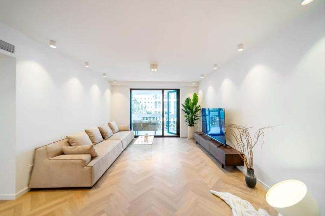 modern 3brs floor heating open balcony beside Su zhou river and line 1,12,13