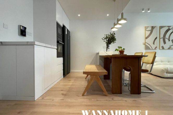 Nice Open Balcony+Spacious&Bright 2Bdrs 1Bath Apt+Good View+Security+Jing An Temple