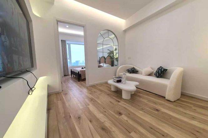 Jinshajiang rd 1BR 1LR@L13/3/4,elevator/NR ECNU/central AC/bright room