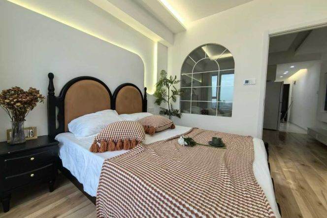 Jinshajiang rd 1BR 1LR@L13/3/4,elevator/NR ECNU/central AC/bright room