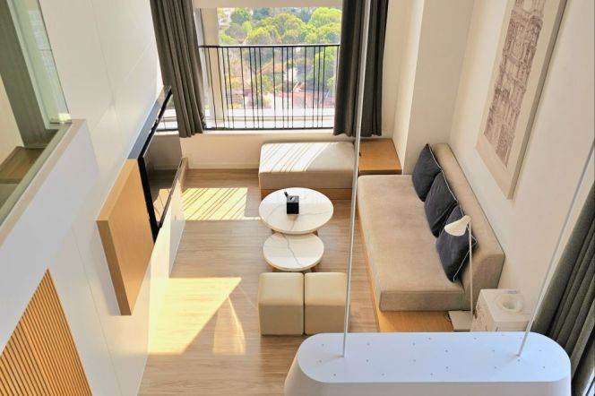 2 Br +3bathroom Loft service apt in Hongkou District Near North Sichuan Rd(Line 10)