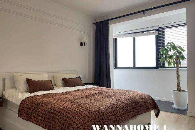 Modern&Spacious&Bright 2Bdrs 1Bath+L7 Chang Ping Rd+Super Large Balcony+Awesome View