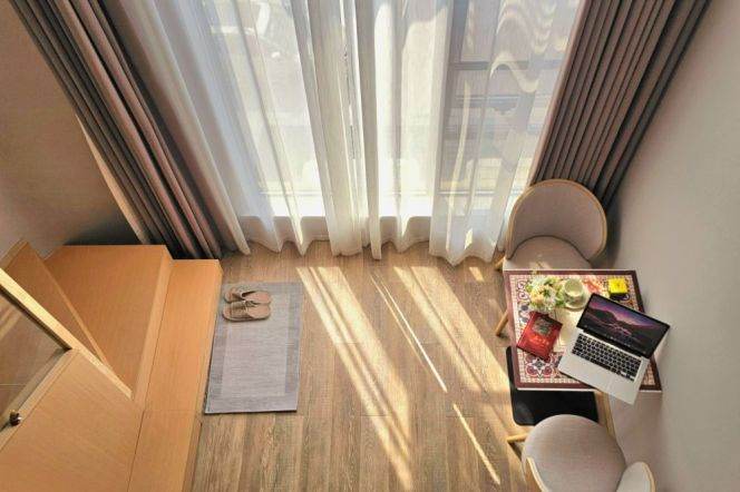 1br Loft service apt Near Hongmei Rd Station (Line 12)