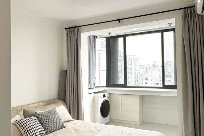 Good view/spacious 1BR 1LR+Study/double south,Caoyang rd@L11/14/3/4