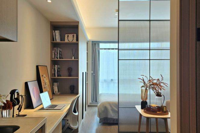 1br studio Service Apt Near Gaoqing Rd(Line 6)