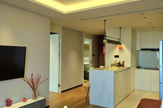 1br service apt in Jing'an District Near Zhongxing Rd (Line 8)