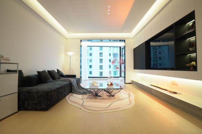 Morden 2brs with river and floor heating in  beside beautiful Huang pu river