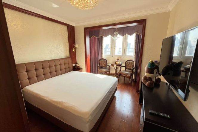 European Style 2Brm With Central AC Near Line 3/4/7 Zhenping Rd