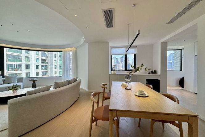modern 3brs floor heating nice river view open kitchen beside Huang pu river 30K