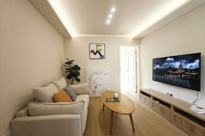 Jing'an Newly Renovated 1Br/2Lr/1Bt Close to L7 Changping Rd Station 