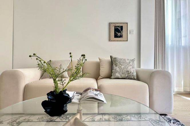 Modern 1Br/1Lr/1Bt apt nr Zhongshan park,M2/3/4