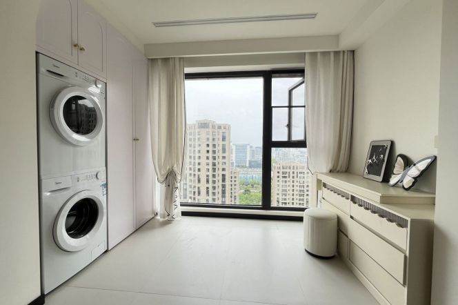 Cozy 1br apt,modern style, CA,floor heating,Gubei Area,L15