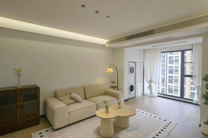 Tasty 2br apt with CA,floor heating,Dishes washer,Line 15