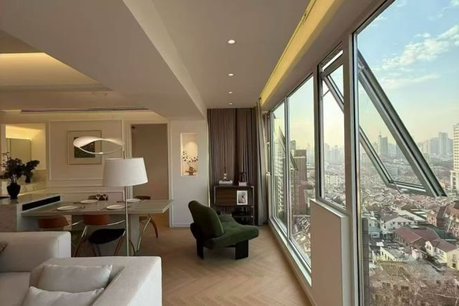 Wutong District, panoramic view apartment in Hengfu Style District, super large open-plan layout