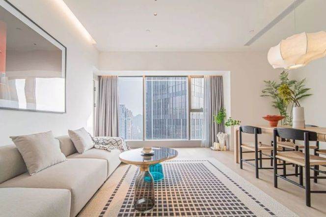 modern big 2brs floor heating modern furniture in Xintiandi line 1,10,13,14 