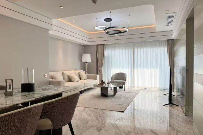 very modern big 2brs plus study with balcony near Huang pu river 21K