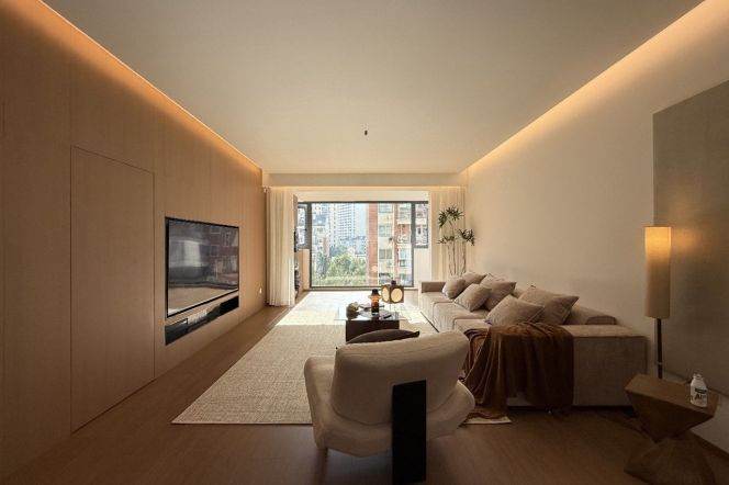 Spacious and bright 3Br/2bt@changshou rd smart house appliance ceiling to floor windows