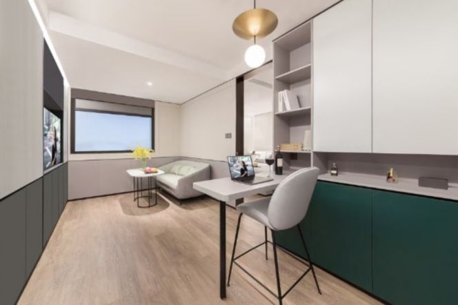 Elevator 1BR-Jiaotong university-Serviced Apartment-Short-term Rentals-Shanghai Swimming Center