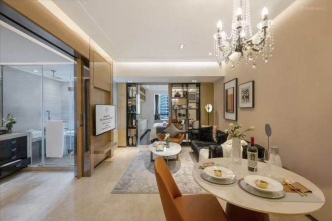 Luxury five-star 1br serviced apt in Jing'an nr L2,12,13