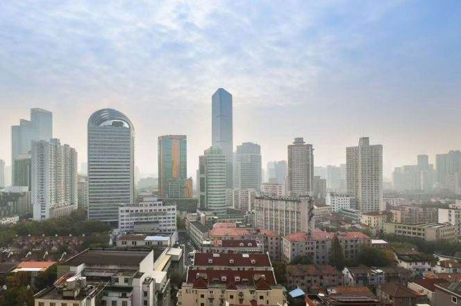modern big 1 bedroom floor heating nice view beside Jing an temple line 2,7,14 only 14.8K