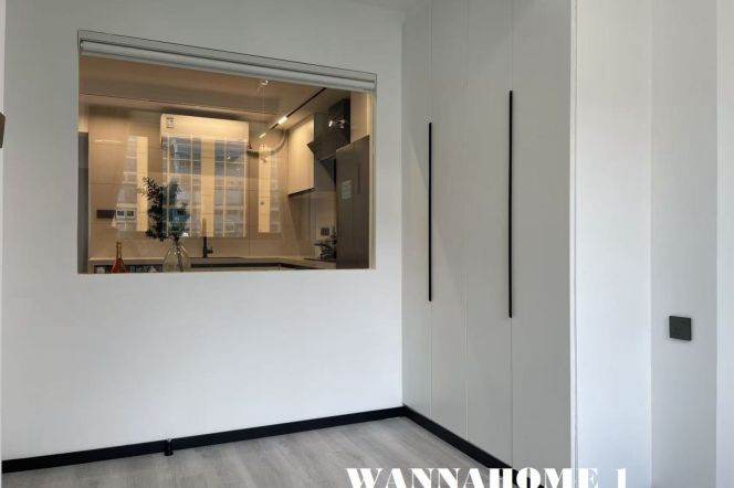Modern&New&Spacious Elevator 2Bdrs 2Baths Apt+Jing An Temple+Large Closet