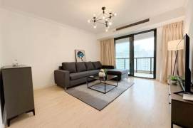 Morden 3brs with balcony and floor heating  nearby west nan jing road CBD .