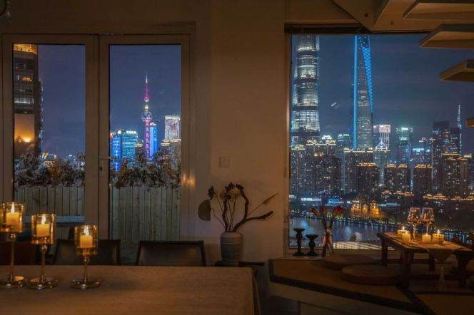 Modern 1bedroom with floor heating and balcony located just along beautiful Huang pu river