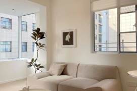 Modern&Bright&Spacious Elevator 1Bdr 1Bath Apt+Jing An Temple+Large Closets