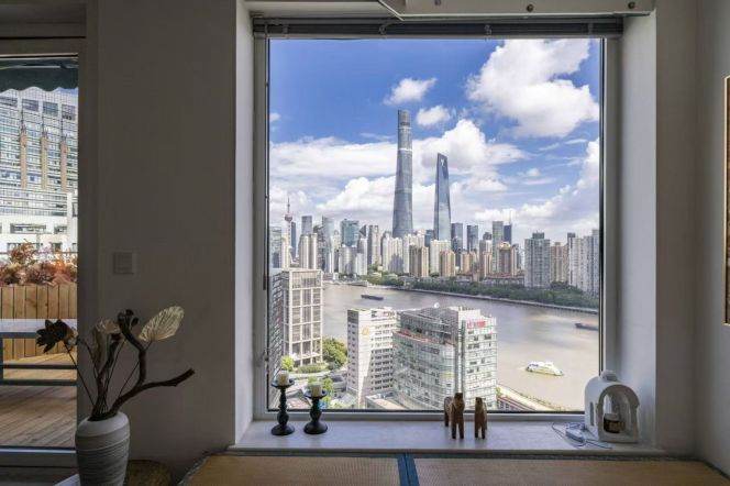 Modern 1bedroom with floor heating and balcony located just along beautiful Huang pu river
