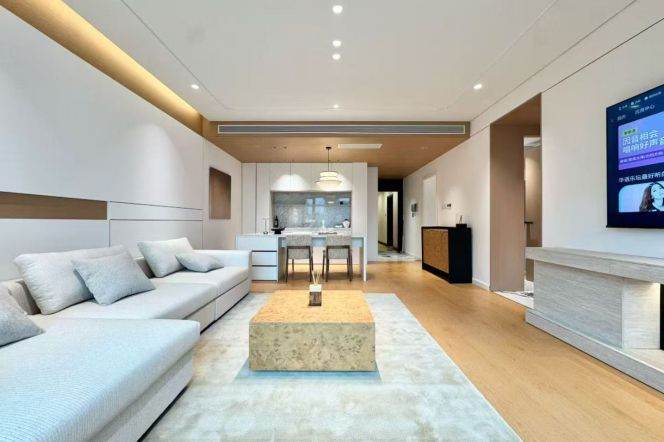 Brand new decoration 2brs with floor heating and river view in Lujiazui