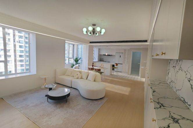 Duplex 3br/2bt@xujiahui with ceiling to floor windows 185sqm