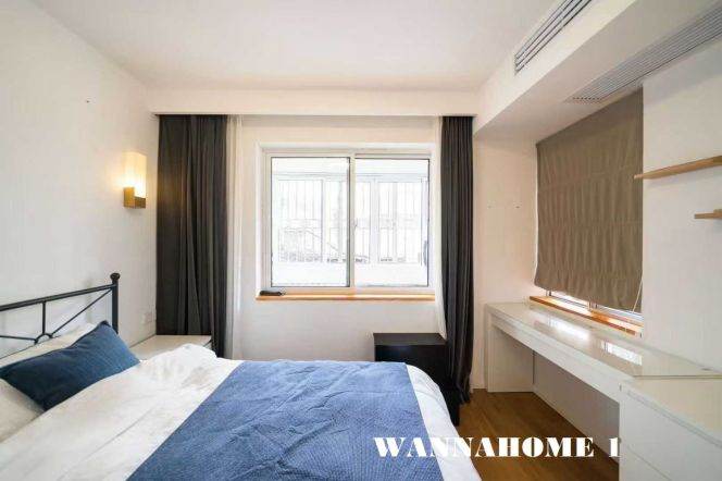 Modern&Spacious Elevator 1Bdr 1Bath Apt+West Nanjing Rd CBD+Nice Compound