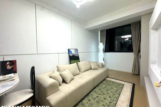 Gubei 2bedrs+1bathr with floor heating I all new nrL15HongbaoshiRd metro